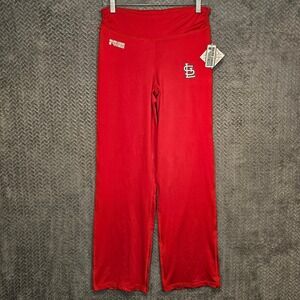 Major League Fitness St Louis Cardinals Red Yoga Pants Womens Small‎ MLB NWT
